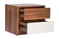 LIVY Bed Side Table Double Drawer