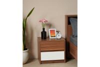 LIVY Bed Side Table Double Drawer